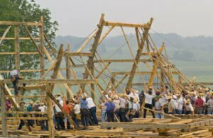 Barn raising