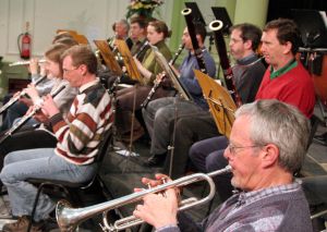 Members rehearsing