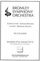 Programme Jan 2012