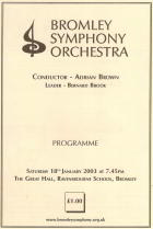 Full programme in PDF format Programme Jan 2003