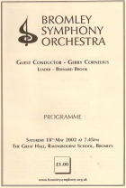 Full programme in PDF format Programme May 2002