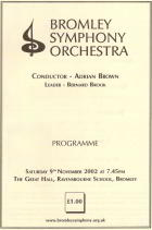 Full programme in PDF format Programme Nov 2002