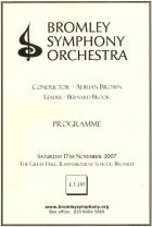 Programme Nov 2007