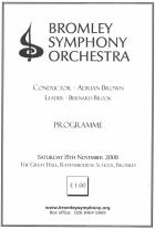 Programme Nov 2008