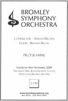 Programme Nov 2009