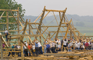 Barn raising Barn raising