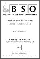Programme May 2015